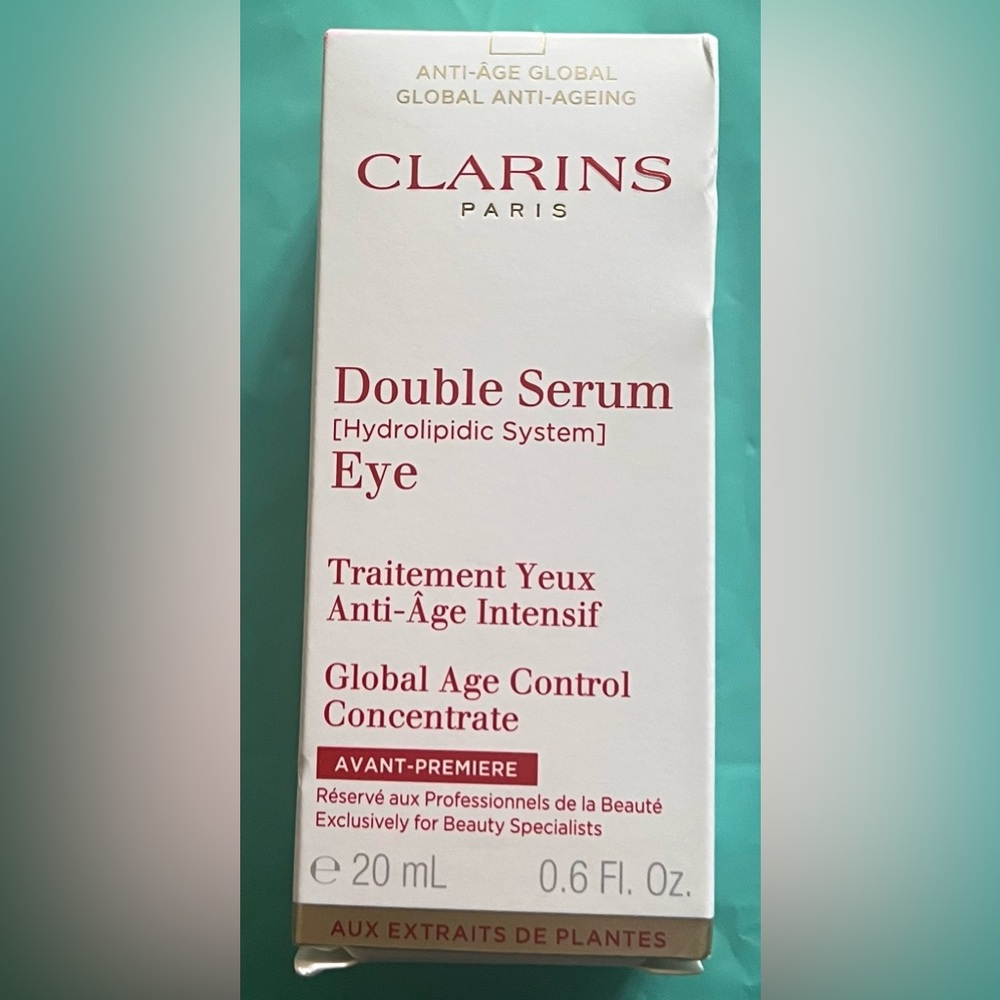 CLARINS DOUBLE SERUM EYE AGE CONTROL CONCENTRATE HYDROLIPIDIC  20 ml NIB